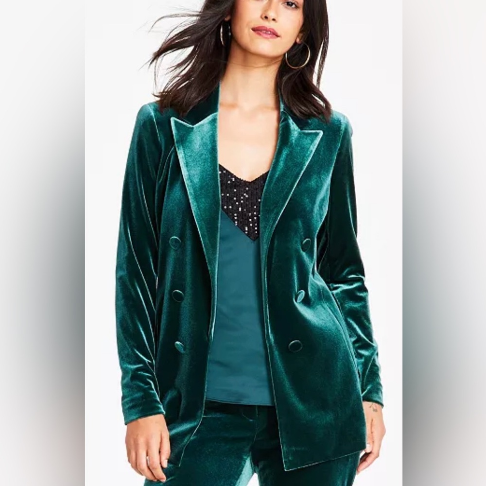 Women's Velvet Faux Double-Breasted Blazer S: L
MADE IN VIETNAM New missing tag